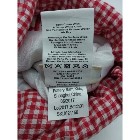 Pottery Barn Kids Parker Stocking Santa in Airplane Holiday Christmas Quilted - Picture 8 of 11